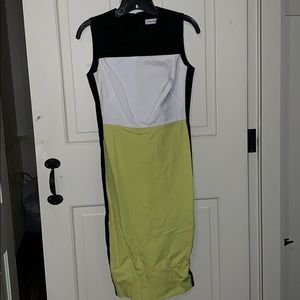Calvin Klein color block dress